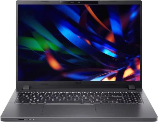 Ноутбук/ ACER TravelMate TMP216-51-G2-72GZ 16"(1920x1200 (матовый) IPS)/Intel Core i7 1355U(1.7Ghz)/16384Mb/512PCISSDGb/noDVD/Int:Intel HD/Cam/BT/WiFi/50WHr/war 1y/1.8kg/Silver/NoOS