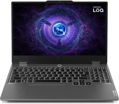 Ноутбук Lenovo LOQ 15IAX9 15.6" 1920x1080 Intel Core i5-12450HX SSD 512 Gb 24Gb WiFi (802.11 b/g/n/ac/ax) Bluetooth 5.2 nVidia GeForce RTX 4060 6144 Мб серый DOS 83GS00EKRK