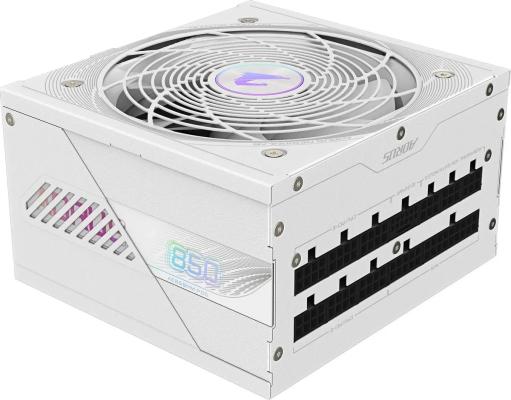 Блок питания ATX 850 Вт Gigabyte GP-AE850PM PG5 ICE Gen.5,  850Вт,  120мм,  белый, retail