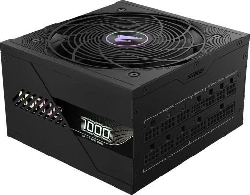 Блок питания ATX 1000Вт Gigabyte GP-AE1000PM PG5 Gen.5 80+ Gold (20+4pin) APFC 120mm fan 8xSATA полностью модульный [GP-AE1000PM PG5]