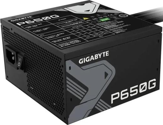 Блок питания ATX 650 Вт Gigabyte GP-P650G,  120мм,  черный, retail