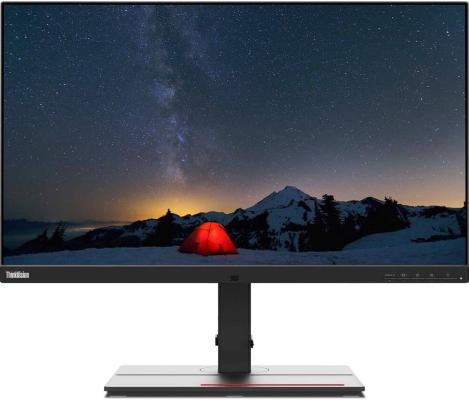 Монитор Lenovo 27" P27u-20 Black/Red, 16:9, IPS, 3840 x 2160, 4ms, 450cd, 60Hz, 2xHDMI, 1xDP, 3xUSB, USB-C, 1xThunderbolt, LAN, SPK HAS