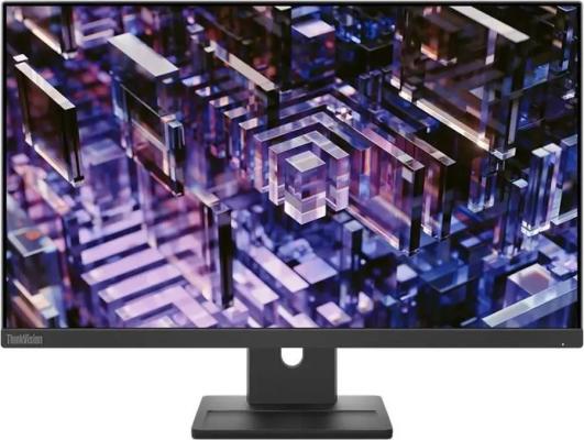 Монитор Lenovo 23.8" E24-30 Black, 16:9, IPS, 1920x1080, 4ms, 250cd, 100Hz, 1xVGA, 1xHDMI, 1xDP, SPK, HAS