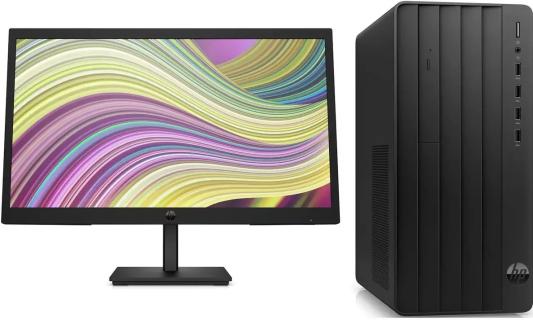 Комплект HP 290 G9 MT i3 12100 (3.3) 8Gb SSD512Gb UHDG 730 Free DOS GbitEth 180W kb клавиатура черный монитор в комплекте P22v (9M937AT)