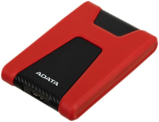Внешний SSD диск 2.5" 2 Tb USB 3.1 ADATA HD650 красный AHD650-2TU31-CRD