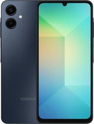 Смартфон Samsung SM-A065F Galaxy A06 128Gb 4Gb черный моноблок 3G 4G 6.7" 720x1600 Android 14 50Mpix 802.11 a/b/g/n/ac GPS GSM900/1800 GSM1900 TouchSc