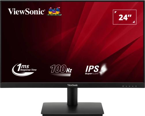 Монитор 23.8" ViewSonic VA240-H черный IPS 1920x1080 250 cd/m^2 1 ms HDMI VGA Аудио VA240-H