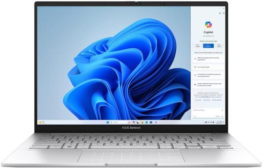 Ноутбук ASUS Zenbook 14 Ultra 7 155H/16Gb/SSD1Tb/14.0&quot;/OLED/FHD/Win11H/silver (90NB11R2-M00ZV0)
