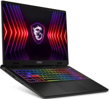 Ноутбук MSI Sword 16 HX B13VGKG-855XRU 16" 1920x1200 Intel Core i7-13700HX SSD 1024 Gb 16Gb WiFi (802.11 b/g/n/ac/ax) Bluetooth 5.3 nVidia GeForce RTX 4070 серый DOS 9S7-15P214-855