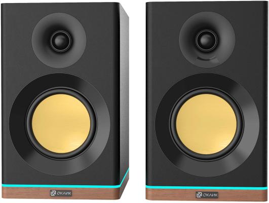 Колонки Оклик OK-605A 2.0 черный 60Вт BT