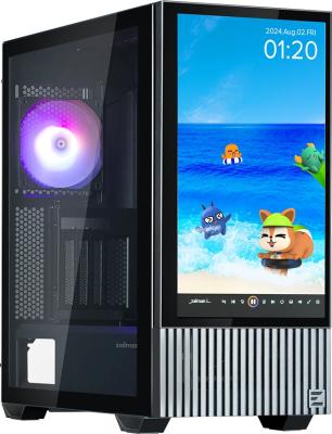 Корпус ATX Zalman Z10 DS Black Без БП черный