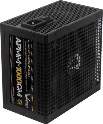 Блок питания ATX 1000 Вт Formula APMM-1000GM Gen.5 80+ gold (20+4pin) APFC 120mm fan 8xSATA Cab Manag RTL