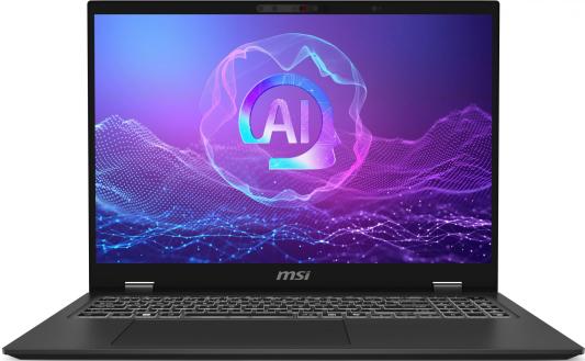 Ноутбук 16" MSI Prestige 16 AI+ Evo B2VMG-033RU 2560x1600 Intel Core Ultra 7-258V SSD 1024 ГБ 32 ГБ Wi-Fi 7 Bluetooth 5.4 Intel Arc Graphics серый Windows 11 Home 9S7-15A331-033