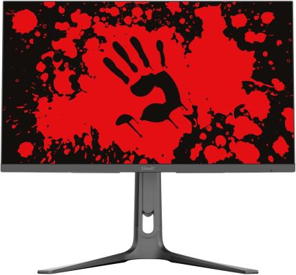 Монитор 27" Bloody MN272U черный, IPS LED, 1ms, 16:9, 3840x2160, 400 cd/m?, 178°/178°, 160Hz, HDMI, DP, матовая, HAS, G-Sync, FreeSync, FHD