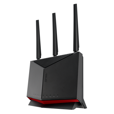 Беспроводной маршрутизатор ASUS RT-BE86U 6796Mbps 2.4 ГГц 5 ГГц 5xLAN USB черный 90IG08W0-MO9A0V
