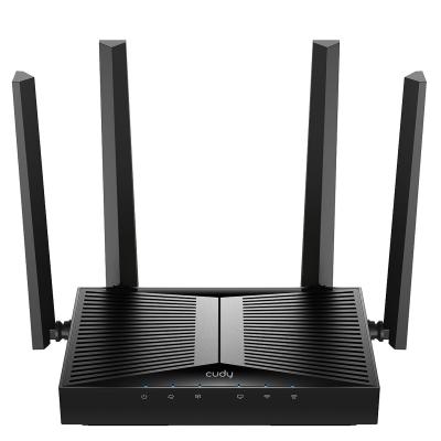 Беспроводной маршрутизатор CUDY WR3600H 3570Mbps 2.4 ГГц 5 ГГц 4xLAN черный
