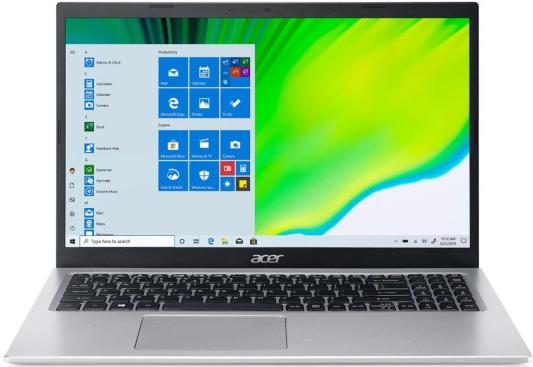 Ноутбук Acer Aspire 5 A515-56G-70LB 15.6" 1920x1080 Intel Core i7-1165G7 SSD 512 Gb 8Gb Bluetooth 5.0 WiFi (802.11 b/g/n/ac/ax) nVidia GeForce MX450 2048 Мб серебристый DOS NX.AT2EM.00E