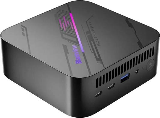 Мини ПК Blackview MP100 (AMD Ryzen 5825U) 32+1Tb, WIFI a/b/g/n/ac, Bluetooth 4.2, Win11 Pro, USB3.2, HDMI 1.4b Type A *2, RJ45*1, 5.5/2.1mm DC Jack *1, 3.5mm Phone Jack*1, Colour: Black