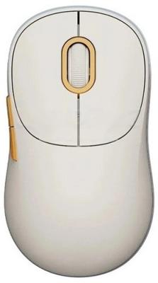 Мышь Xiaomi Wireless Mouse 3 белый оптическая 1200dpi silent беспров. BT/Radio USB для ноутбука 4but (BHR8912GL)