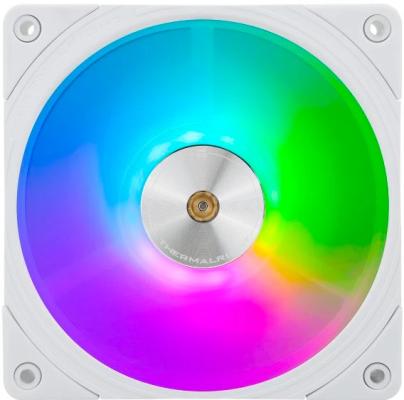 Вентилятор для корпуса Thermalright TL-B12W-S, 120x120x25.6 мм, 2150 об/мин, 28 дБА, PWM, ARGB подсветка, белый