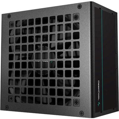 Блок питания ATX 700 Вт DEEPCOOL PF700 R-PF700D-HA0B-CN, 700W, ATX2.4 80PLUS white, APFC, 20+4 pin, 4+4pin, 6xSata, 2xPCI-E (6+2pin), FAN 12CM, Кабель питания CN, Черный
