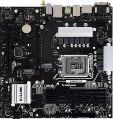 Материнская плата Biostar B760MZ-E PRO Socket 1700 B760 4xDDR5 1xPCI-E x16 mATX Retail