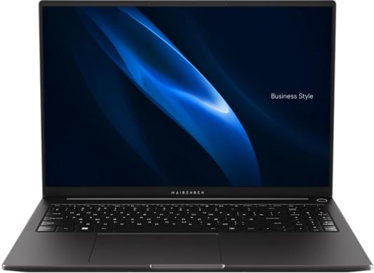 Ноутбук/ Maibenben B516B 16"(1920x1200 (матовый) IPS)/AMD Ryzen 5 6600H(3.3Ghz)/16384Mb/512PCISSDGb/Int:AMD Radeon/Cam/BT/WiFi/83WHr/war 2y/1.88kg/Black/Win11Pro