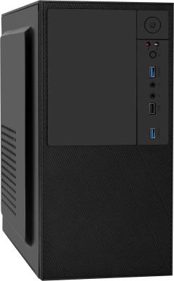 Корпус Minitower ExeGate BAA-308U2-AAA400 (mATX, БП AAA400 с вент. 8см, 1*USB+2*USB3.0, HD Audio, черный)