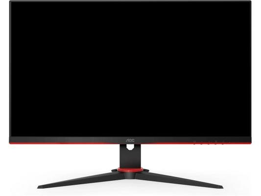 Монитор 23.8" AOC Gaming 24G2ZE черный/красный (IPS, 1920x1080, 350 cd/m?, 0.5 ms, 240 Гц, 178°/178°, HDMI, DisplayPort, FreeSync Premium) 24G2ZE/BK