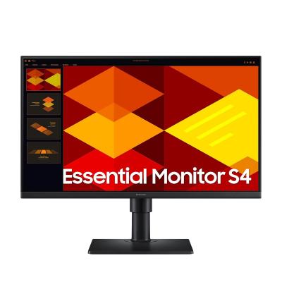 Монитор Samsung 24" Essential S4 S24D400GAIXCI черный IPS LED 16:9 HDMI матовая HAS Piv 1000:1 250cd 178гр/178гр 1920x1080 100Hz DP FHD USB 3.5кг