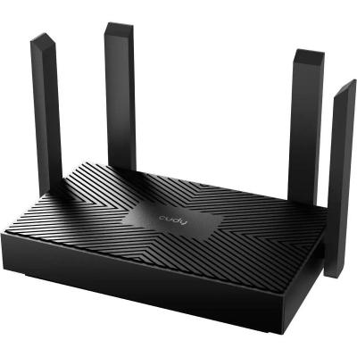 Беспроводной маршрутизатор CUDY WR1500 802.11ax 1501Mbps 2.4 ГГц 5 ГГц 3xLAN черный
