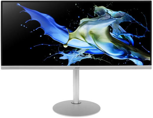 Монитор 34" Acer CB342CUsemiphuzx серебристый IPS 3440x1440 400 cd/m^2 4 ms HDMI DisplayPort Аудио USB LAN USB Type-C UM.CB2CD.001