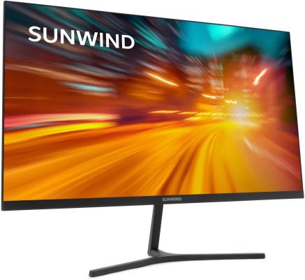 Монитор 23.8" SunWind SM-24FI401 черный IPS 1920x1080 250 cd/m^2 1 ms HDMI DisplayPort VGA Аудио SM24SG01