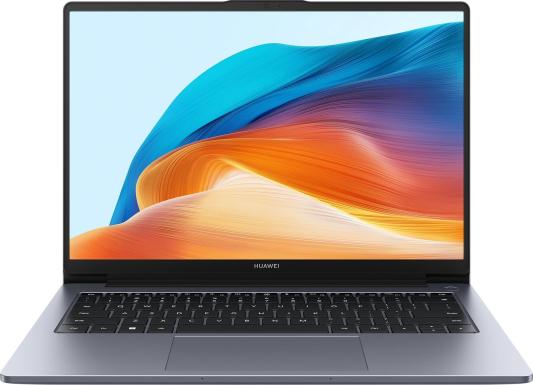 Ноутбук Huawei MateBook D 14 MDG-X 14" 1920x1080 Intel Core i5-13420H SSD 512 Gb 16Gb WiFi (802.11 b/g/n/ac/ax) Bluetooth 5.1 Intel Iris Xe Graphics серый Windows 11 Home 53014BRW