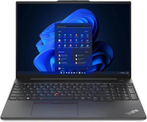 Ноутбук Lenovo ThinkPad E16 Gen 2 16" 1920x1200 AMD Ryzen 7-7735HS SSD 512 Gb 16Gb WiFi (802.11 b/g/n/ac/ax) Bluetooth 5.3 AMD Radeon 680M черный Windows 11 Professional 21M5S08M00