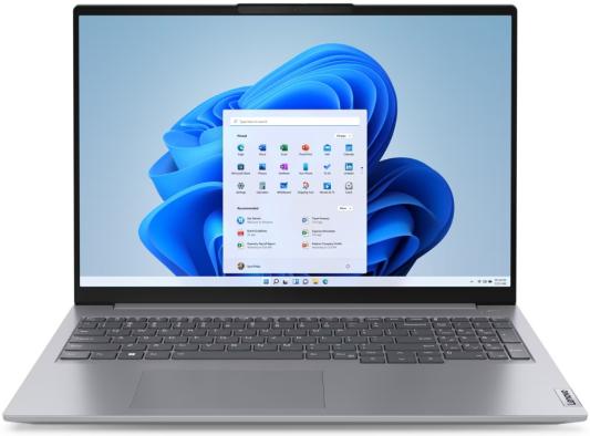 Ноутбук Lenovo ThinkBook 16 G6 IRL 16" 1920x1200 Intel Core i5-13420H SSD 256 Gb 8Gb WiFi (802.11 b/g/n/ac/ax) Bluetooth 5.3 Intel UHD Graphics серый DOS 21KH00THUE