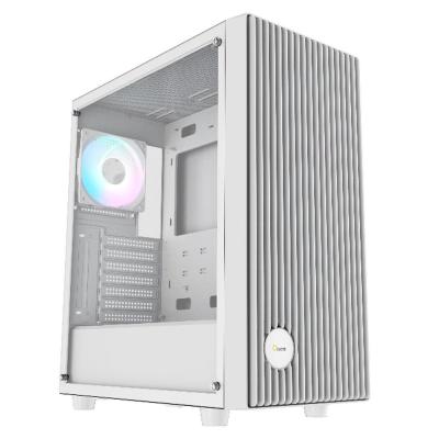 Корпус MidiTower Ocypus Gamma C70 ARGB WHITE (ATX, без БП, ARGB, USB3.2 Type-A+USB2.0 Type-A) (Gamma-C70-BKG400XX-GL)