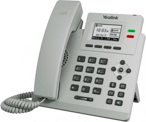 Телефон SIP Yealink SIP-T31P, 2 линии, PoE, БП в комплекте,светло-серый (SIP-T31P Light Gray)