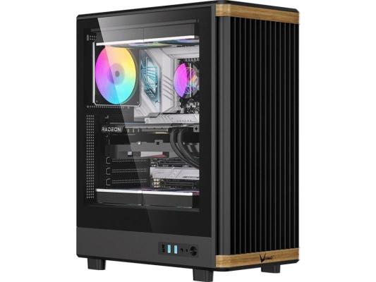 Корпус Formula TimberLine T1 черный без БП ATX 4x120mm 2xUSB3.0 audio bott PSU