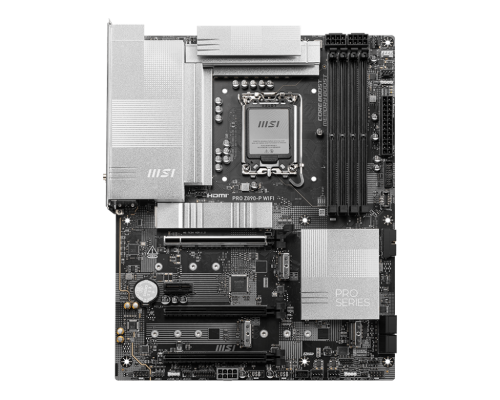Материнская плата MSI PRO Z890-P WIFI Soc-1851 Intel Z890 ATX AC`97 8ch(7.1) 5Gigabit RAID+HDMI+DP