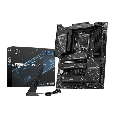 Материнская плата MSI Z890 GAMING PLUS WIFI Soc-1851 Intel Z890 4xDDR5 ATX AC`97 8ch(7.1) 5Gigabit RAID+HDMI+DP