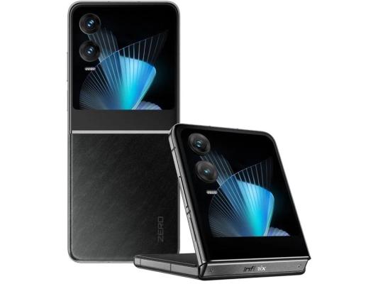 Смартфон Infinix X6962 Zero Flip 512Gb 8Gb черный раскладной 3G 4G 2Sim 6.9" 1080x2640 Android 14 50Mpix 802.11 a/b/g/n/ac NFC GPS GSM900/1800 GSM1900 Protect FM A-GPS