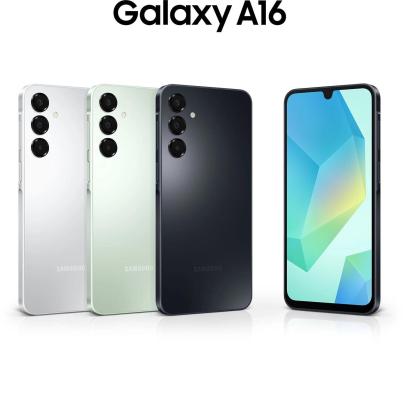 Смартфон Samsung SM-A165F Galaxy A16 128Gb 4Gb черный моноблок 3G 4G 2Sim 6.7" 1080x2340 Android 14 50Mpix 802.11 a/b/g/n/ac NFC GPS GSM900/1800 GSM1900 A-GPS microSD max1024Gb