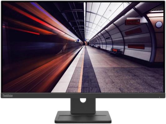 Монитор Lenovo 23.8" ThinkVision E24-30 черный IPS LED 4ms 16:9 HDMI M/M матовая HAS Piv 1300:1 250cd 178гр/178гр 1920x1080 100Hz VGA DP FHD 4.5кг