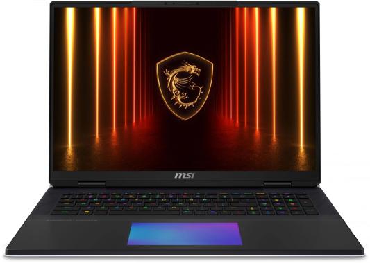 Ноутбук MSI Titan 18 HX AI A2XWJG-206RU Core Ultra 9 285HX 64Gb SSD4Tb NVIDIA GeForce RTX 5090 для ноутбуков 24Gb 18" IPS UHD+ (3840x2400) Windows 11 Home black WiFi BT Cam (9S7-182421-206)