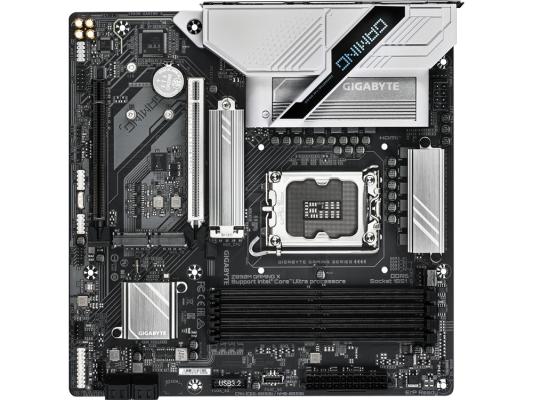 Материнская плата Gigabyte Z890M GAMING X Soc-1851 Intel Z890 4xDDR5 mATX AC`97 8ch(7.1) 2.5Gg RAID+HDMI+DP