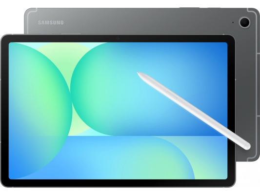 Планшет Samsung Galaxy Tab S10 FE 1580 (2.9) 8C RAM8Gb ROM128Gb 10.9" TFT 2304x1440 5G 1Sim eSIM Android 15 серый 13Mpix 12Mpix BT WiFi microSD 1Tb 8000mAh