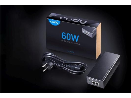 Инжектор PoE Cudy POE300 10/100/1000BASE-T 60Вт 53В(DC)