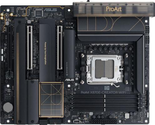 ASUS PROART X870E-CREATOR WIFI, AM5, X870, 4*DDR5, 4*SATA, 4*M.2, 7*USB 3.2, 1*USB 2.0, 2*USB4, Type-C, 3*PCIx16, HDMI, ATX; 90MB1IG0-M0EAY0