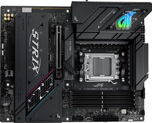 ASUS ROG STRIX B850-F GAMING WIFI, AM5, B850, 4*DDR5, 2*SATA, 4*M.2, 6*USB 3.2, 4*USB 2.0, Type-C, 3*PCIx16, DP+HDMI, ATX; 90MB1J70-M0EAY0